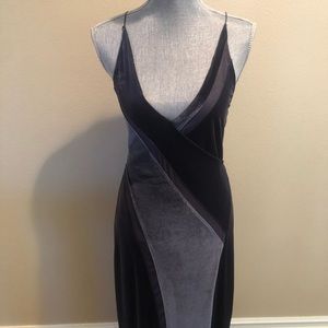 NWT Free people Velvet Spliced Maxi